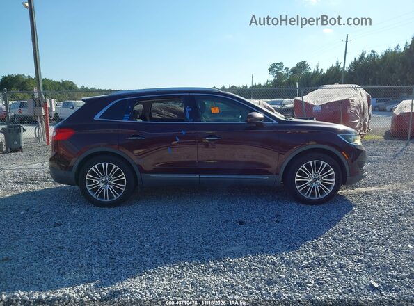 2LMPJ6LR3JBL43183 2018 LINCOLN MKX Burgundy 