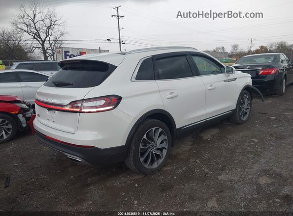 2LMPJ8K99NBL08683 2022 LINCOLN NAUTILUS White Задня права чверть