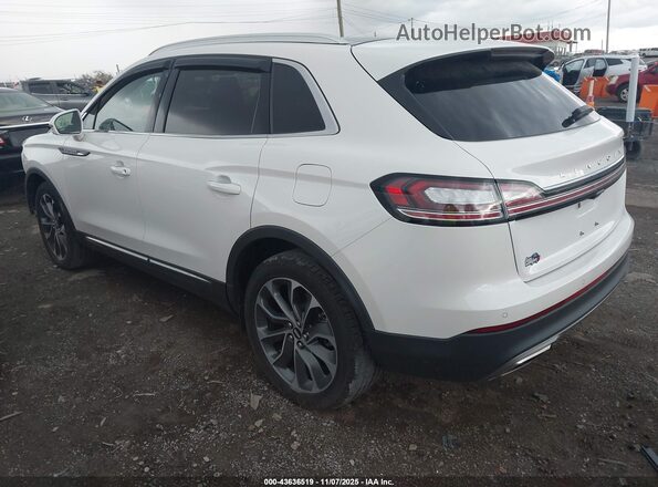 2LMPJ8K99NBL08683 2022 LINCOLN NAUTILUS White Задня ліва чверть