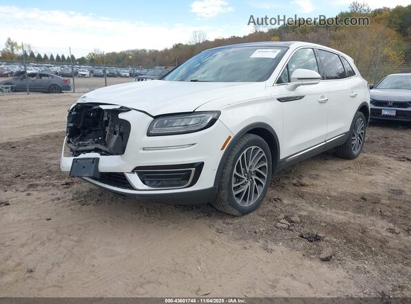 2LMPJ8K9XLBL34562 2020 LINCOLN NAUTILUS White Передня ліва чверть