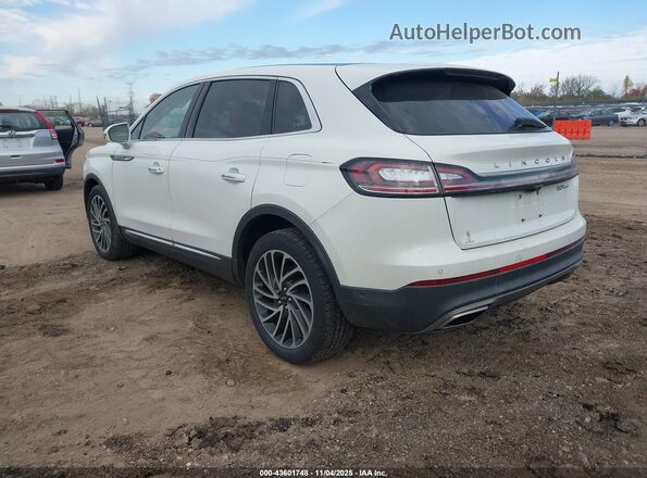 2LMPJ8K9XLBL34562 2020 LINCOLN NAUTILUS White Задня ліва чверть