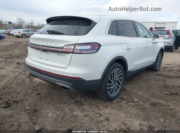 2LMPJ8K9XLBL34562 2020 LINCOLN NAUTILUS White Задня права чверть