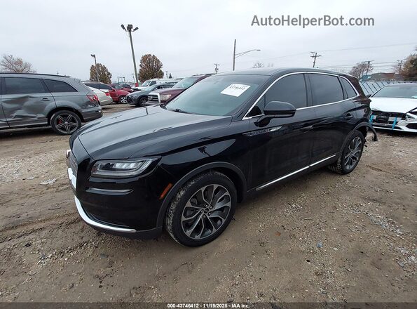 2LMPJ8K9XMBL13728 2021 LINCOLN NAUTILUS Black წინა მარცხენა ხედი სამი მეოთხედიდან