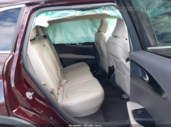 2LMPJ8K9XNBL25086 2022 LINCOLN NAUTILUS Maroon Vista de la etiqueta del VIN