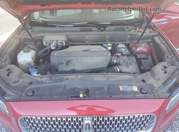 2LMPJ8KP0LBL02055 2020 LINCOLN NAUTILUS Red Engine compartment view