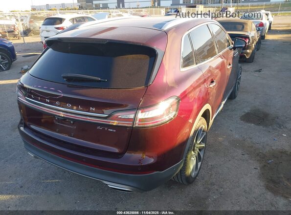 2LMPJ8KP4LBL04343 2020 LINCOLN NAUTILUS Burgundy Задня права чверть