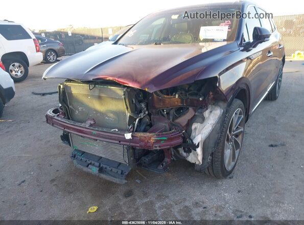 2LMPJ8KP4LBL04343 2020 LINCOLN NAUTILUS Burgundy Вид спереду