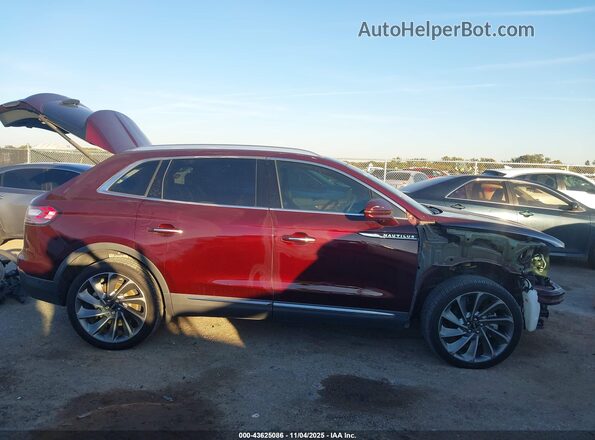 2LMPJ8KP4LBL04343 2020 LINCOLN NAUTILUS Burgundy Вид задньої частини салону