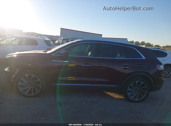 2LMPJ8KP4LBL04343 2020 LINCOLN NAUTILUS Burgundy Панорамний вид салону 360°