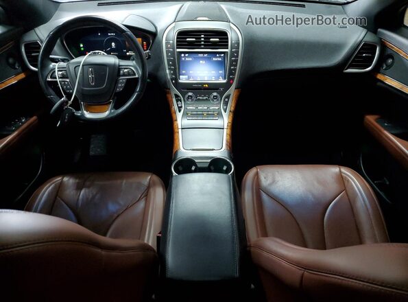 2LMPJ8KPXLBL34124 2020 LINCOLN NAUTILUS Black Dashboard view