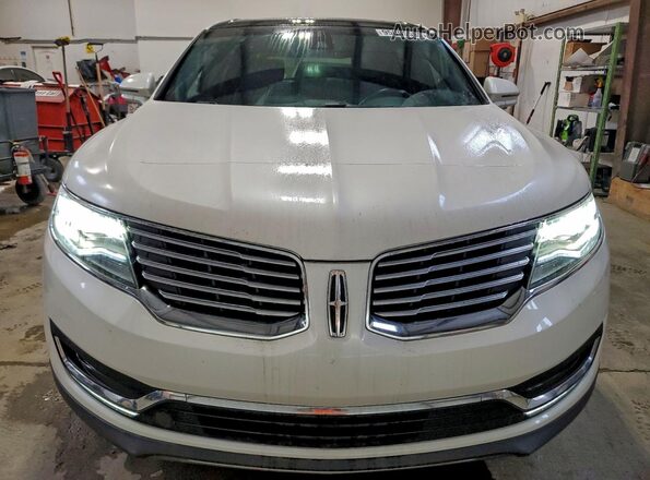 2LMPJ8LR9GBL31415 2016 LINCOLN MKX White Front view