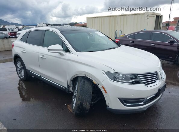 2LMTJ8LP3GBL22268 2016 LINCOLN MKX Белый Вид спереди