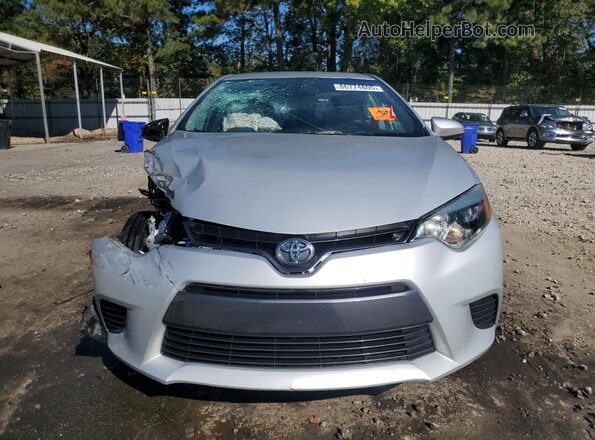 2T1BURHE2GC587500 2016 TOYOTA LL Silver Вид спереду