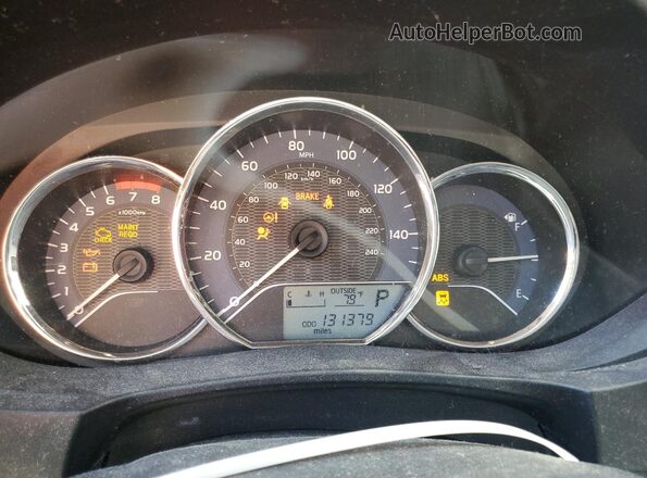 2T1BURHE2GC587500 2016 TOYOTA LL Silver Вид щитка приладів