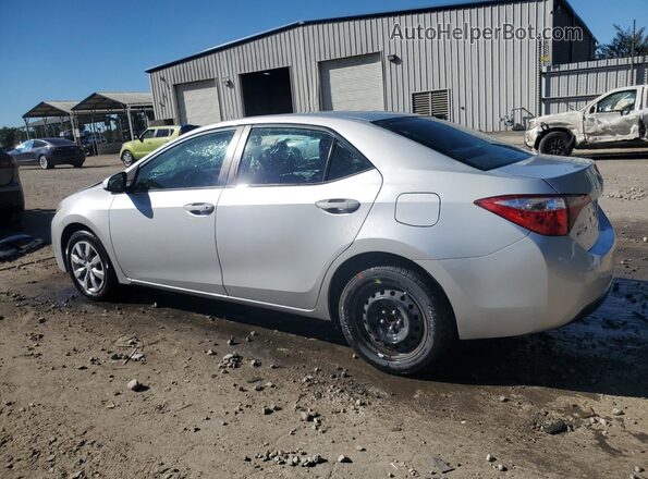 2T1BURHE2GC587500 2016 TOYOTA LL Silver Задня ліва чверть