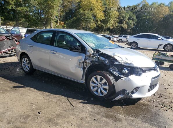2T1BURHE2GC587500 2016 TOYOTA LL Silver Передня права чверть