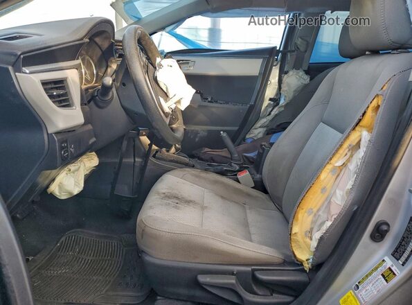 2T1BURHE3GC669610 2016 TOYOTA LL Серебряный Вид салона спереди