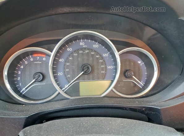2T1BURHE3GC669610 2016 TOYOTA LL Серебряный Вид щитка приборов