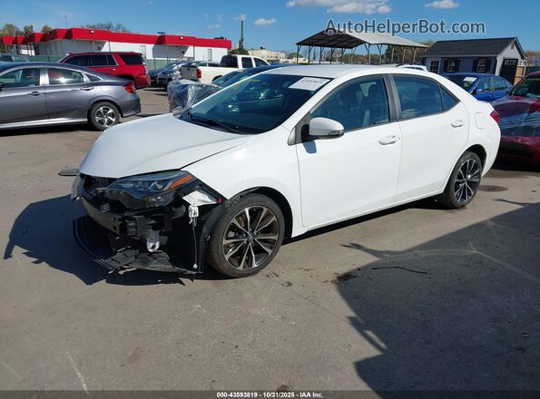 2T1BURHE5JC057237 2018 TOYOTA LL White Առջևի ձախ երեք քառորդ տեսարան