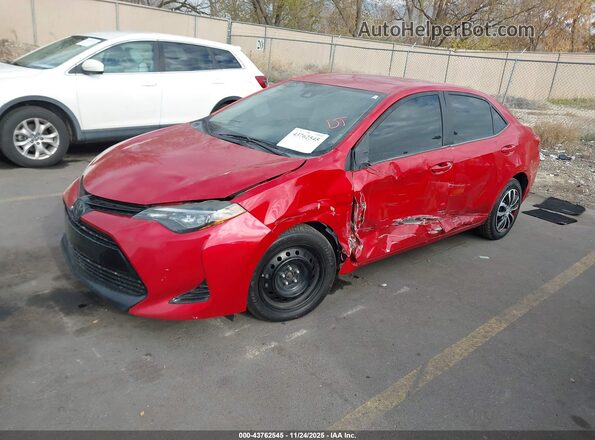 2T1BURHE7JC073245 2018 TOYOTA LL Red Передня ліва чверть