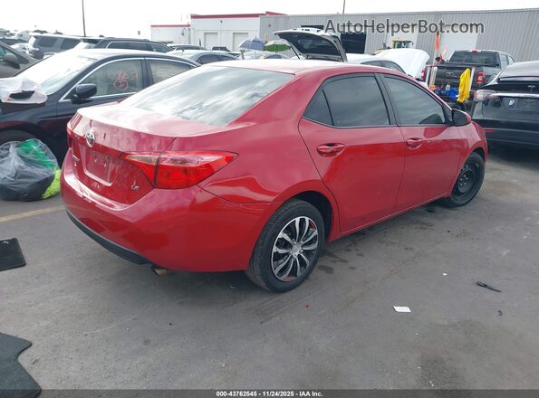 2T1BURHE7JC073245 2018 TOYOTA LL Red Задня права чверть
