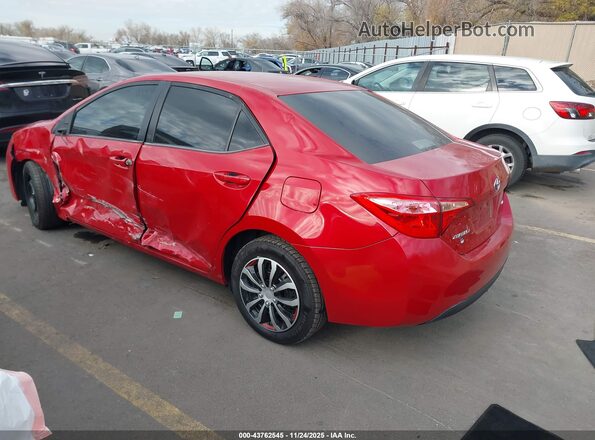 2T1BURHE7JC073245 2018 TOYOTA LL Red Задня ліва чверть