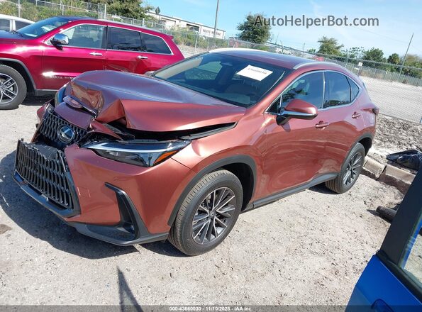 2T2ADCAZ4SC026581 2025 LEXUS NX 250 Orange წინა მარცხენა ხედი სამი მეოთხედიდან