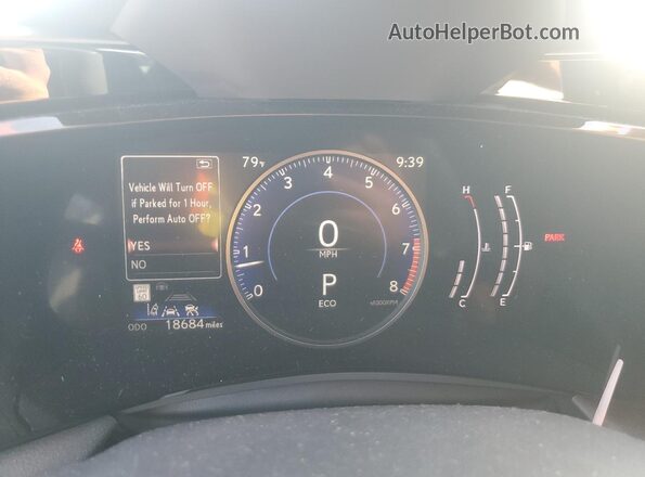 2T2ADCAZ7SC019270 2025 LEXUS NX White Instrument cluster view