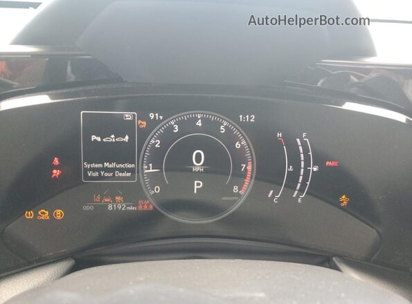 2T2ADCAZ8SC022548 2025 LEXUS NX Tan Vista del cuadro de instrumentos