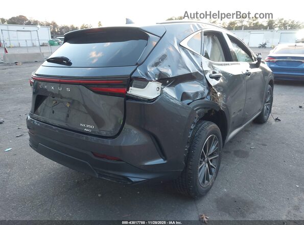 2T2AGCEZ1RC033922 2024 LEXUS NX 350 Gray Rear right