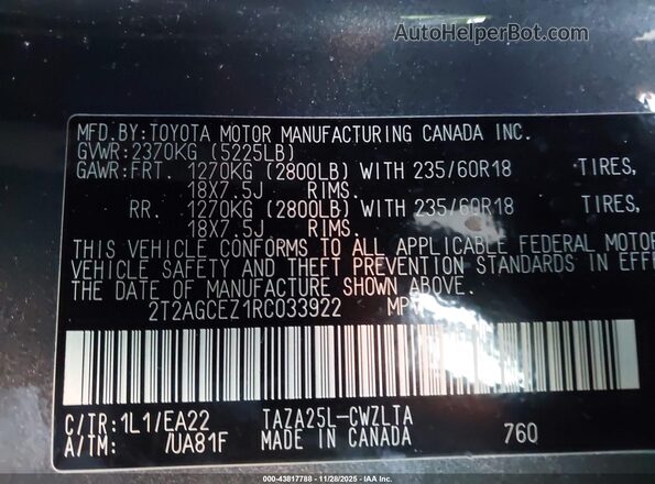 2T2AGCEZ1RC033922 2024 LEXUS NX 350 Gray Engine compartment view