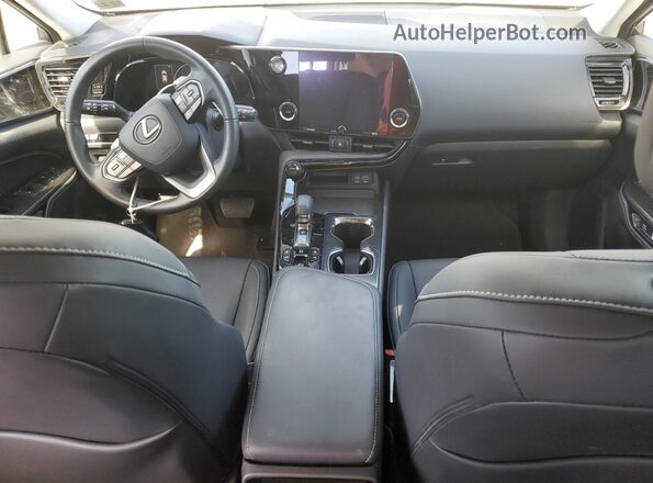 2T2AGCEZ8NC010034 2022 LEXUS NX White წინა პანელის ხედი