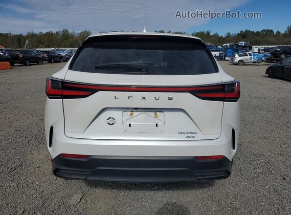 2T2AGCEZ8NC010034 2022 LEXUS NX White უკანა ხედი