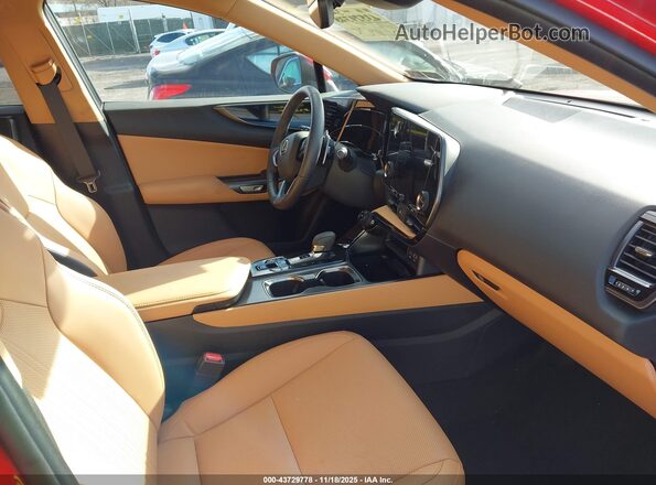 2T2AGCEZXSC083546 2025 LEXUS NX 350 Red Вид салону спереду