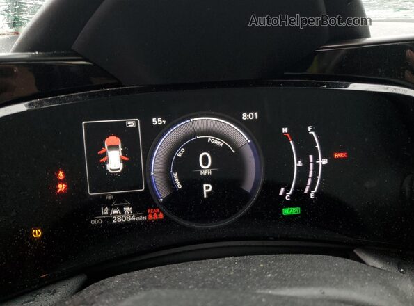 2T2AKCEZXNC003732 2022 LEXUS NX Черный Вид щитка приборов