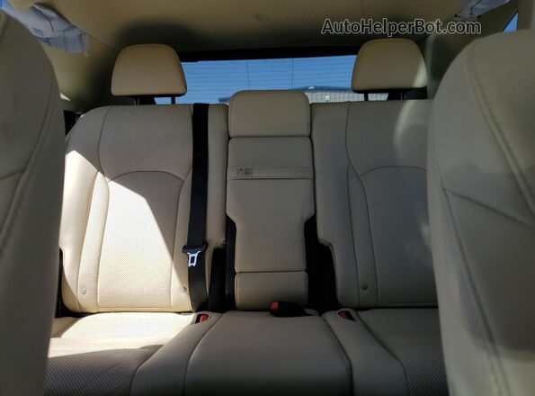 2T2AZMAA4MC216613 2021 LEXUS RX Tan Vista de los asientos traseros
