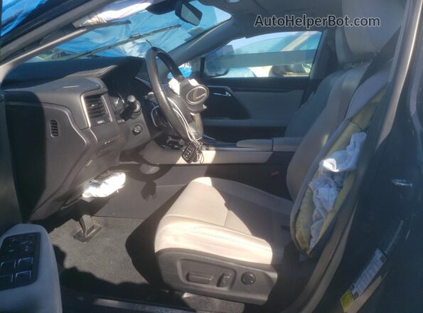 2T2AZMAA6LC178218 2020 LEXUS RX Black წინა სალონის ხედი