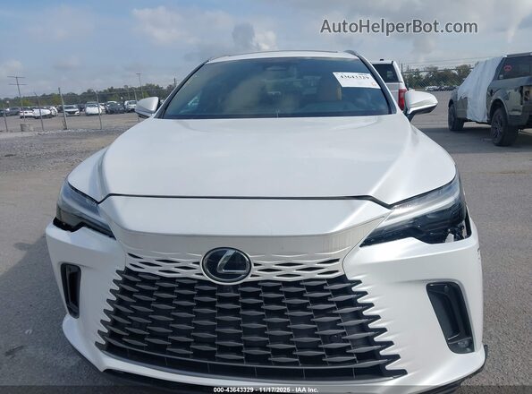 2T2BAMBA0SC058049 2025 LEXUS RX 350 White Սարքավորումների վահանակի տեսք