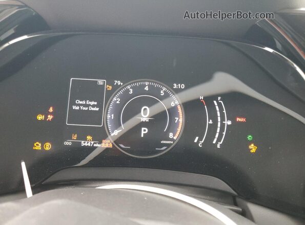 2T2BAMBA2RC048777 2024 LEXUS RX Silver Вид щитка приладів
