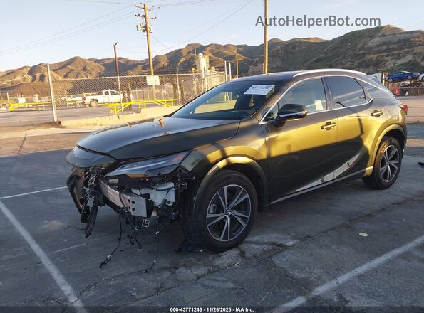 2T2BAMBA8PC008779 2023 LEXUS RX 350 Green Առջևի ձախ երեք քառորդ տեսարան