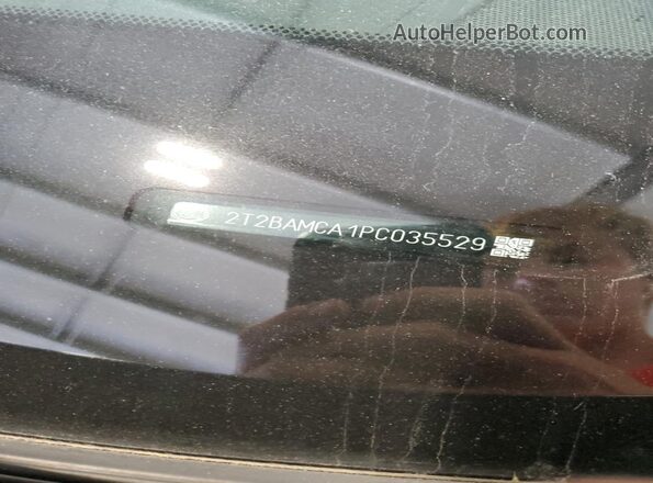 2T2BAMCA1PC035529 2023 LEXUS RX Black Widok naklejki z numerem VIN