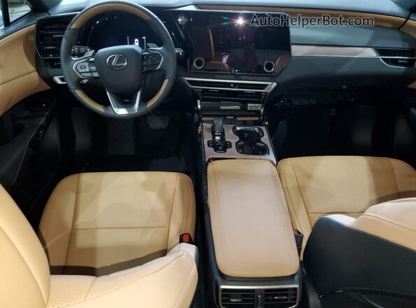 2T2BAMCA1SC101683 2025 LEXUS RX Charcoal Вид панелі приладів