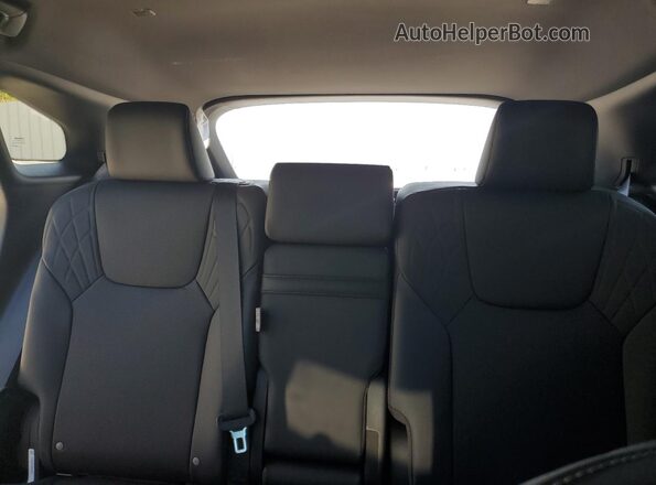 2T2BAMCA5SC107986 2025 LEXUS RX Black Vista de los asientos traseros