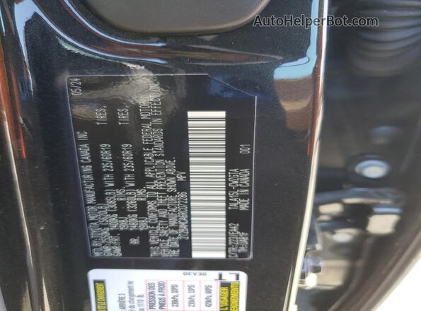 2T2BAMCA6RC072286 2024 LEXUS RX Black Vista de la etiqueta del VIN