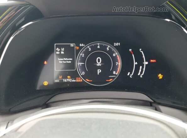 2T2BAMCA9PC010197 2023 LEXUS RX Gray Widok zestawu wskaźników
