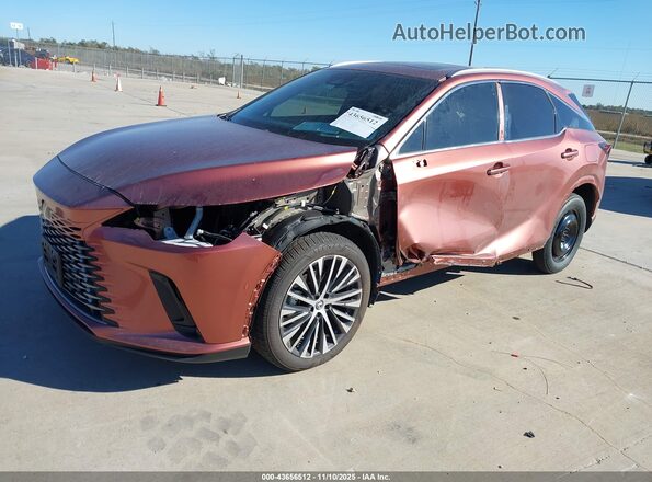 2T2BAMCA9RC062724 2024 LEXUS RX 350 Orange წინა მარცხენა ხედი სამი მეოთხედიდან