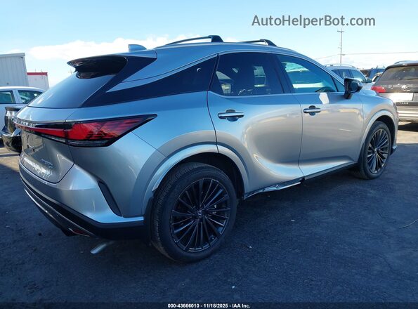 2T2BBMCA2RC052002 2024 LEXUS RX 350H Silver Rear right