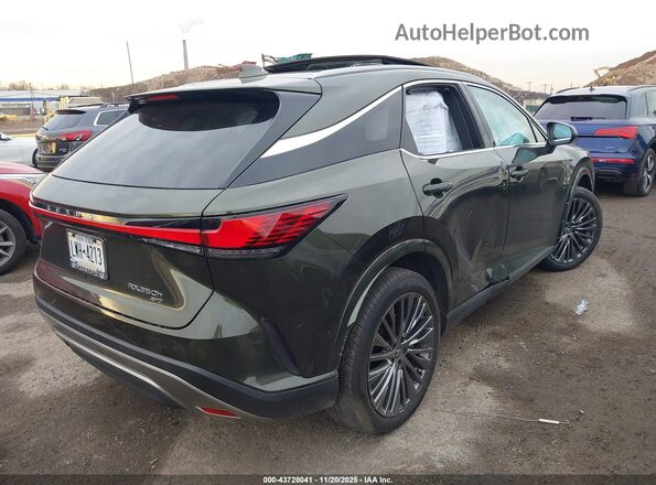 2T2BBMCA2SC090710 2025 LEXUS RX 350H Зеленый Задняя правая четверть
