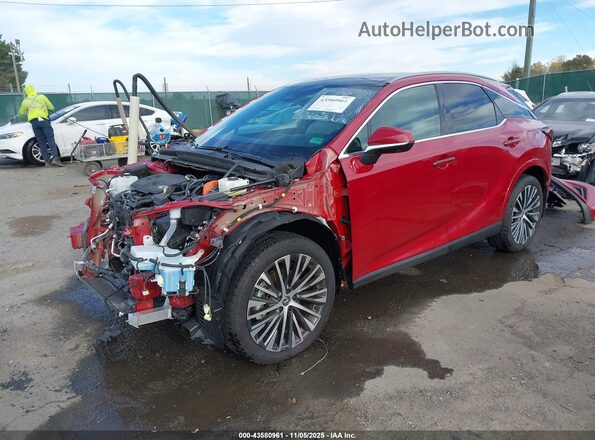 2T2BBMCA7SC088063 2025 LEXUS RX 350H Красный Передняя левая четверть