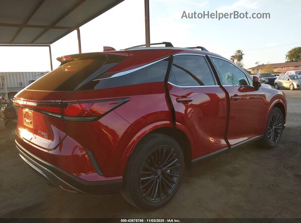 2T2BBMCA9SC078991 2025 LEXUS RX 350H Red Սարքավորումների վահանակի տեսք